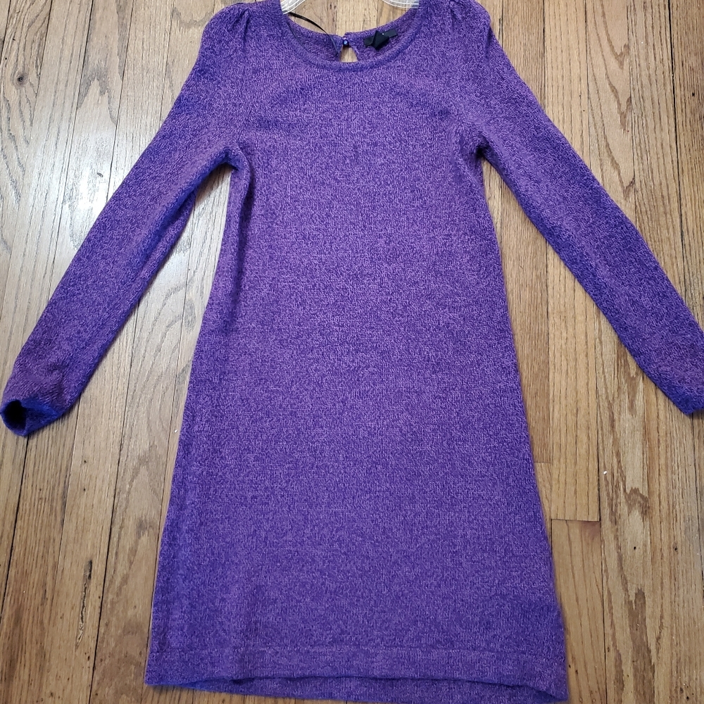 Small HM purple sweater dress.cute  comfortable goes well with nine west pumps